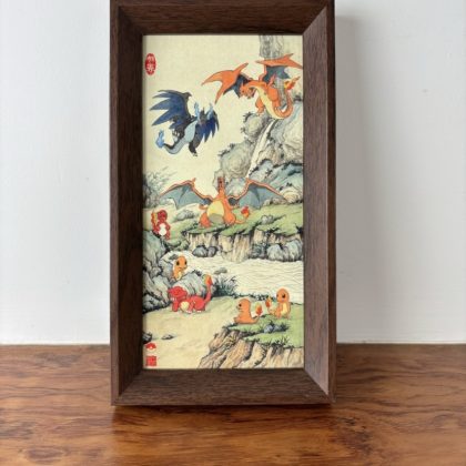 Charizard family portrait – Chinese Painting Pokémon