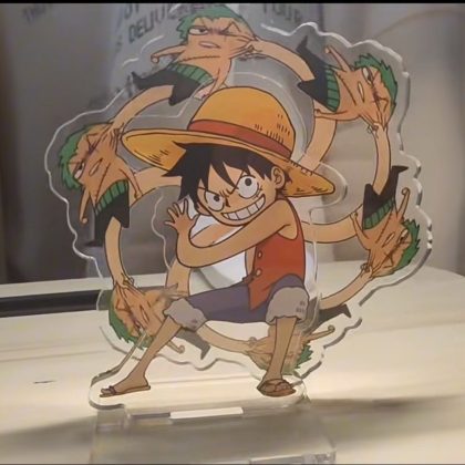 One Piece Luffy Movable Windmill Acrylic Stand