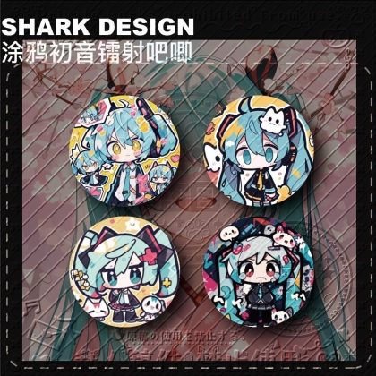Hatsune Miku Badge(graffiti)